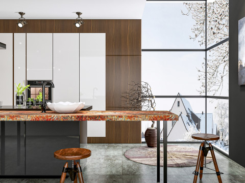 Kitchen Advanced Modeling scene 0038 3D-Modell