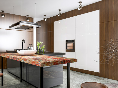 Kitchen Advanced Modeling scene 0038 3D-Modell