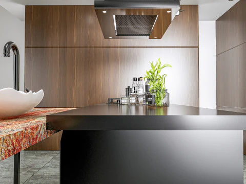 Scena di modellazione avanzata della cucina 0038 Modello 3D