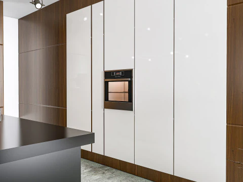 Scena di modellazione avanzata della cucina 0038 Modello 3D