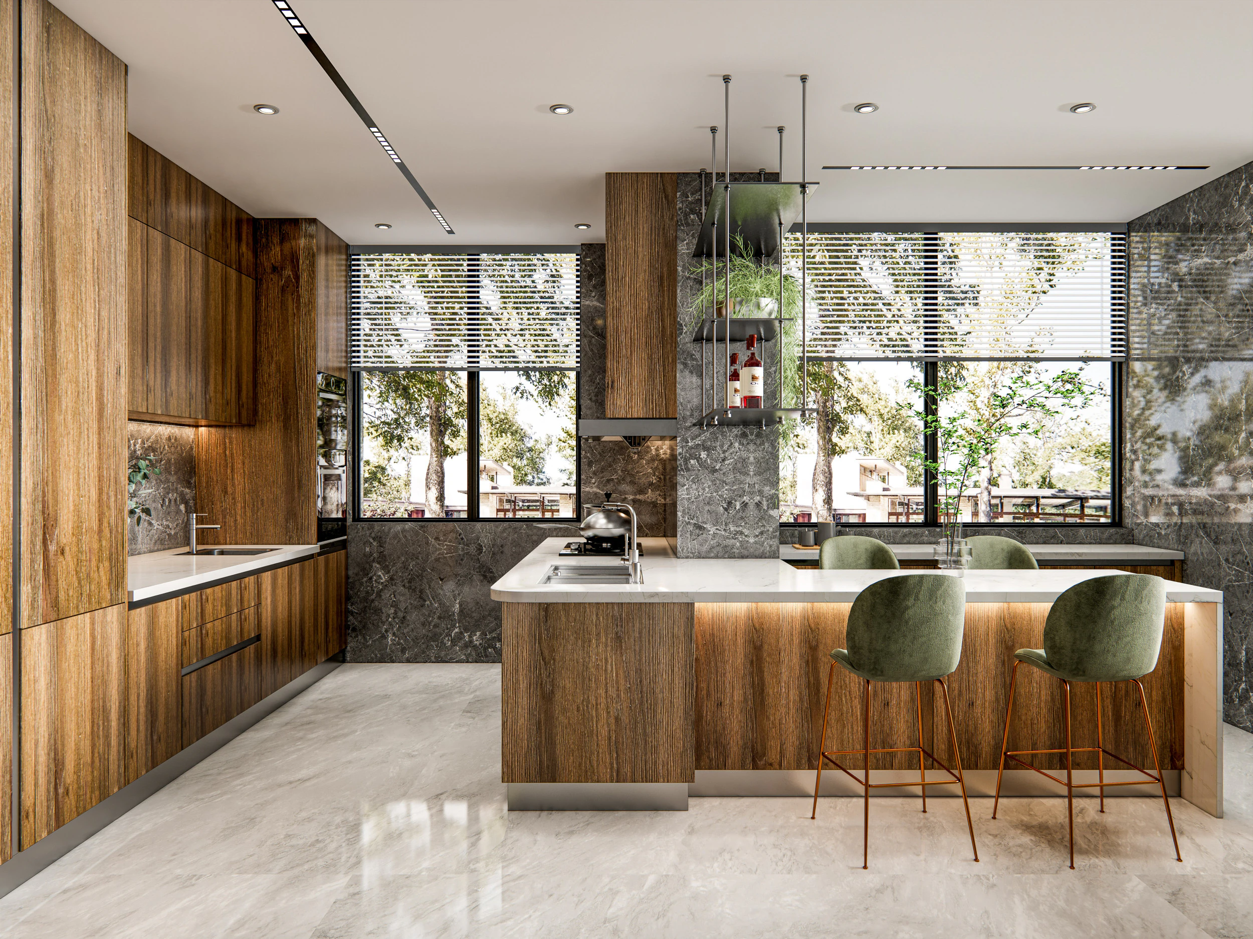 Kitchen Advanced Modeling scene 0039 3D Model .c4d .max .obj .3ds .fbx .stl .blend