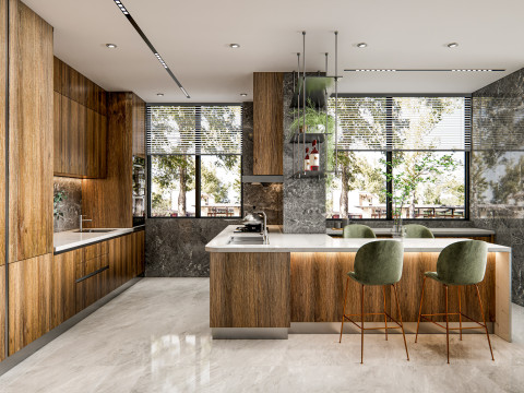 Kitchen Advanced Modeling scene 0039 3Dモデル