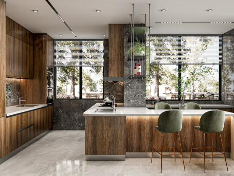 Kitchen Advanced Modeling scene 0039 3D Model