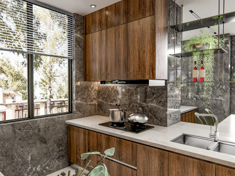 Kitchen Advanced Modeling scene 0039 3D Model