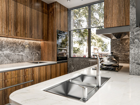 Kitchen Advanced Modeling scene 0039 3D Model