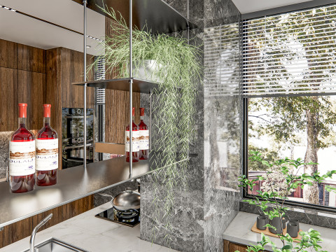 Kitchen Advanced Modeling scene 0039 3D Model