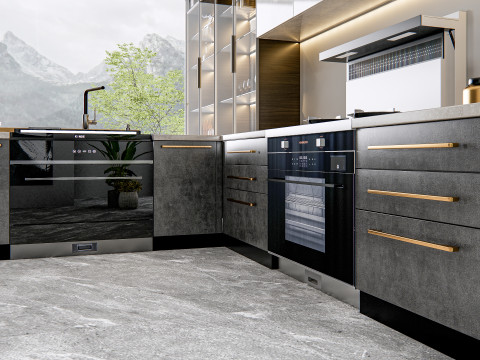 Kitchen Advanced Modeling scene 0040 3D 模型
