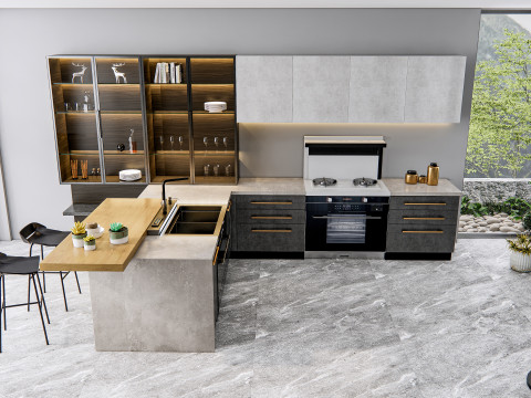 Kitchen Advanced Modeling scene 0040 3D 模型