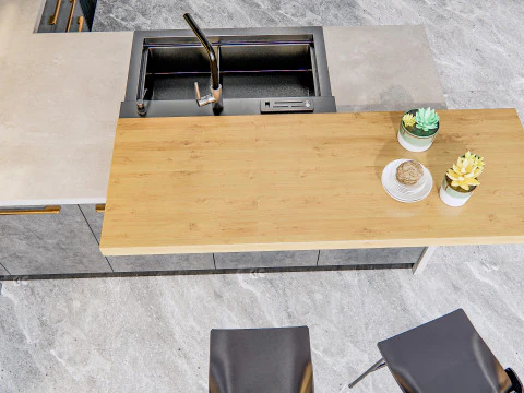 Kitchen Advanced Modeling scene 0040 3D Model