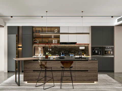 Kitchen Advanced Modeling scene 42 3D Model