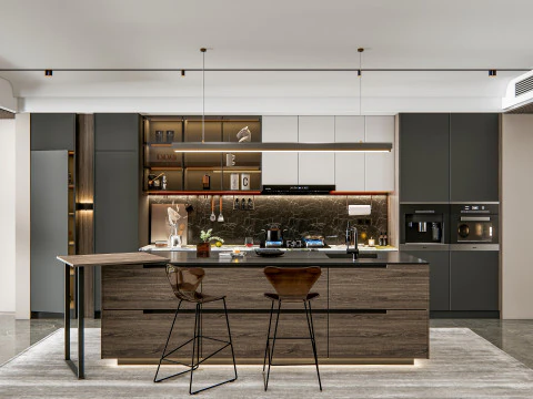 Kitchen Advanced Modeling scene 42 3D Model