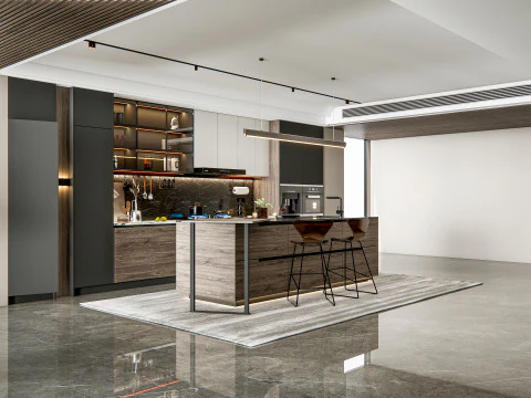 Kitchen Advanced Modeling scene 42 3D Model