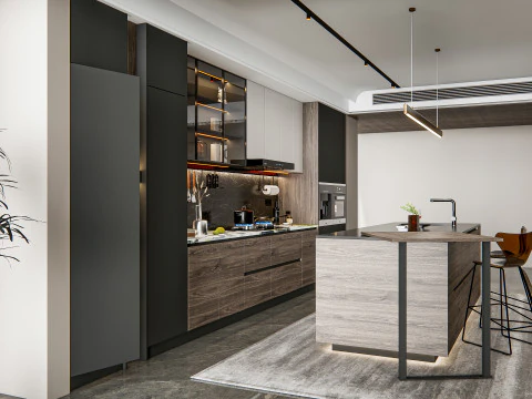 Kitchen Advanced Modeling scene 42 3D Model