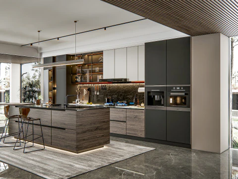 Kitchen Advanced Modeling scene 42 3D Model