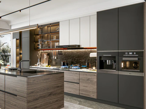 Kitchen Advanced Modeling scene 42 3D Model