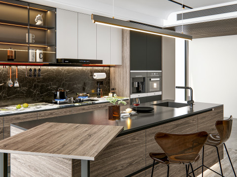 Kitchen Advanced Modeling scene 42 3D 模型