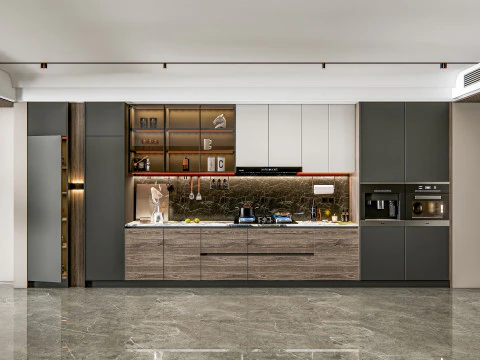 Kitchen Advanced Modeling scene 42 3D Model