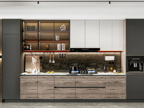 Kitchen Advanced Modeling scene 42 3D Model