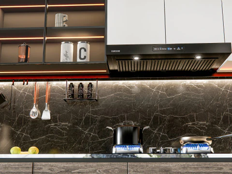 Kitchen Advanced Modeling scene 42 3D Model