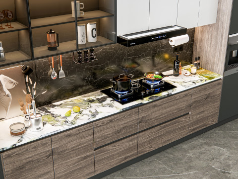 Kitchen Advanced Modeling scene 42 3D 模型