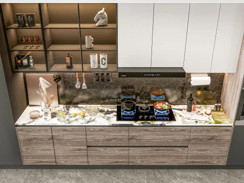 Kitchen Advanced Modeling scene 42 3D Model