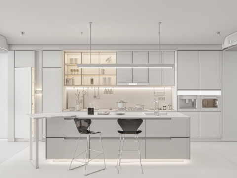 Kitchen Advanced Modeling scene 42 3D 模型