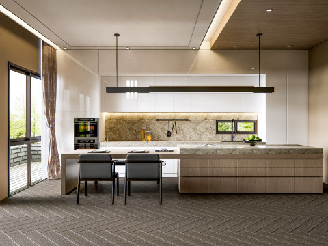 Kitchen Advanced Modeling scene 46 3D मॉडल