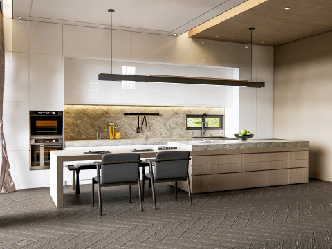 Kitchen Advanced Modeling scene 46 3D Model