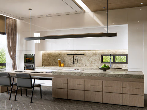 Kitchen Advanced Modeling scene 46 3D Model