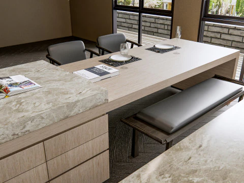 Kitchen Advanced Modeling scene 46 3D Model