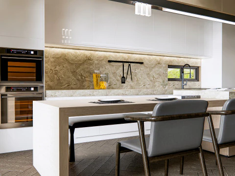 Kitchen Advanced Modeling scene 46 3D Model