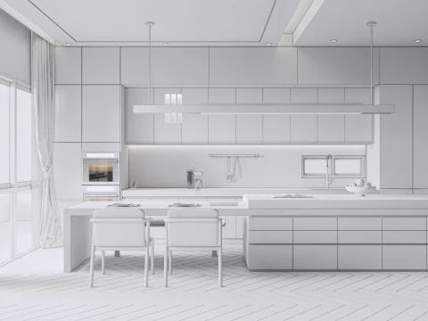 Kitchen Advanced Modeling scene 46 3D Model