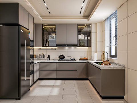 Kitchen Advanced Modeling scene 0048 Model 3D