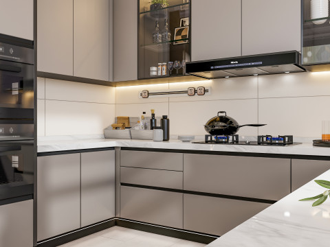 Kitchen Advanced Modeling scene 0048 Model 3D