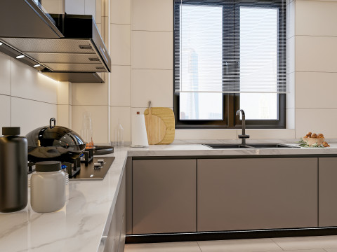 Kitchen Advanced Modeling scene 0048 Model 3D
