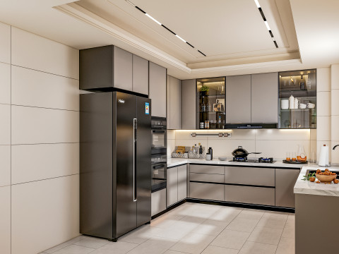 Kitchen Advanced Modeling scene 0048 Model 3D