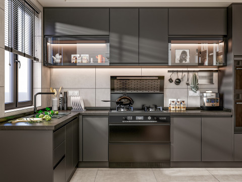 Kitchen Advanced Modeling scene 0049 3D 模型
