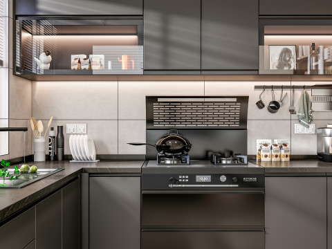 Kitchen Advanced Modeling scene 0049 3D 模型