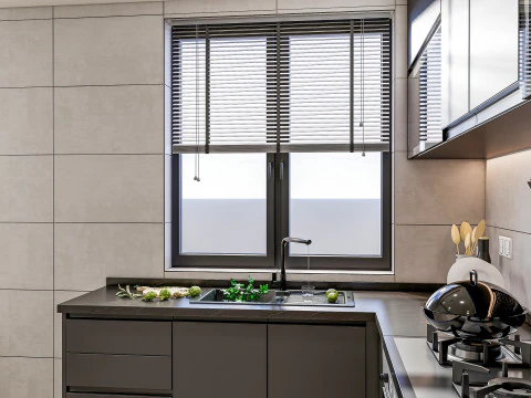 Scena di modellazione avanzata della cucina 0049 Modello 3D