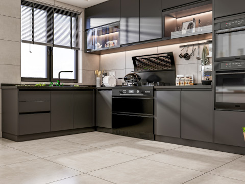 Kitchen Advanced Modeling scene 0049 3D 模型
