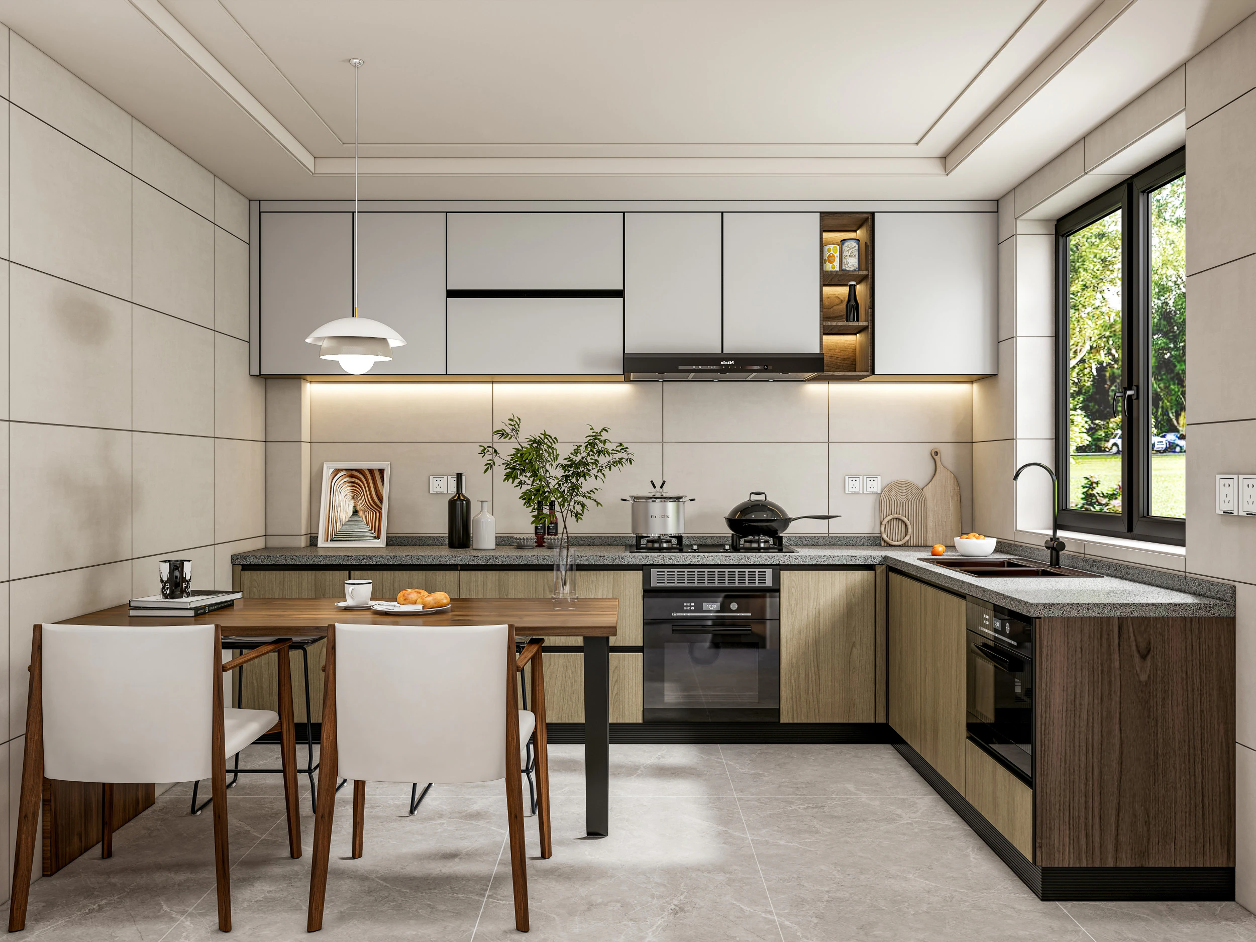 Cena de modelagem avan&ccedil;ada de cozinha 0050 Modelo 3D .c4d .max .obj .3ds .fbx .stl .blend 