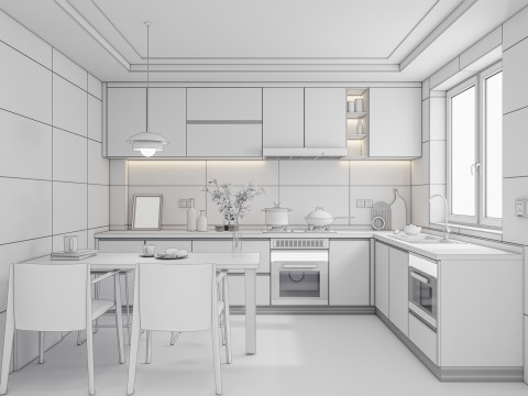 Kitchen Advanced Modeling scene 0050 Modelo 3D