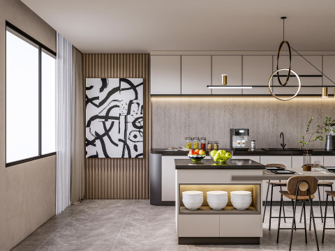Kitchen Advanced Modeling scene 0051 3D 模型
