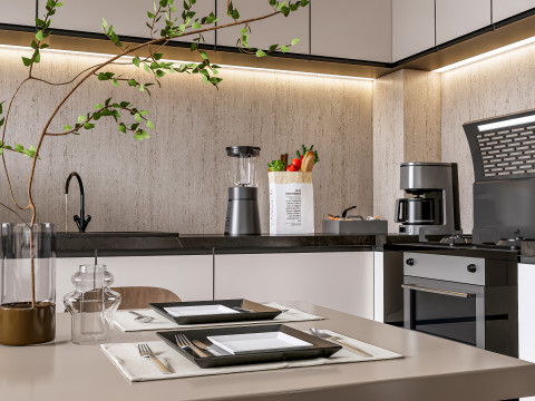 Kitchen Advanced Modeling scene 0051 3D 模型