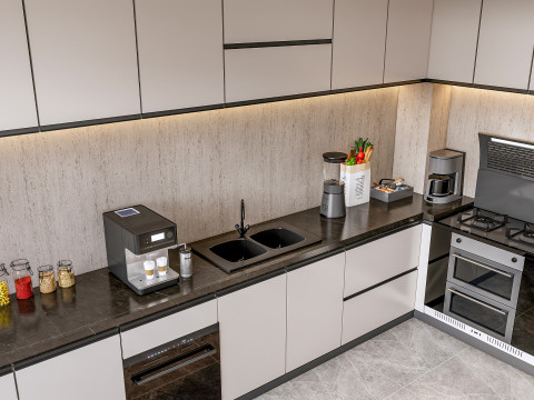 Kitchen Advanced Modeling scene 0051 3D 模型