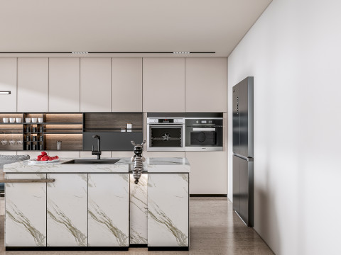 Kitchen Advanced Modeling scene 0052 3D Модель