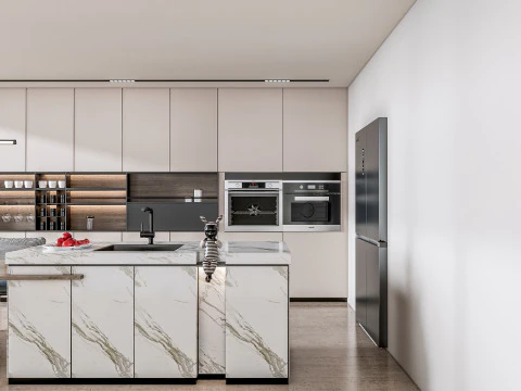 Kitchen Advanced Modeling scene 0052 3D Model