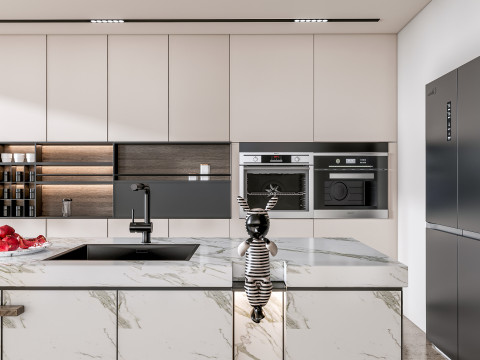 Kitchen Advanced Modeling scene 0052 3D Модель