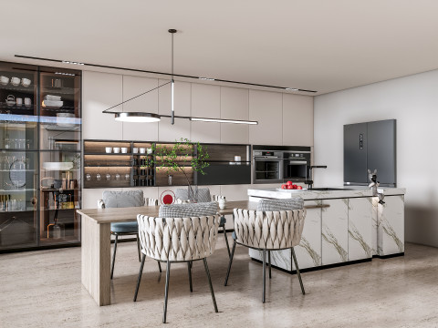 Kitchen Advanced Modeling scene 0052 3D Модель