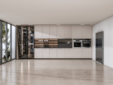 Kitchen Advanced Modeling scene 0052 3D Модель